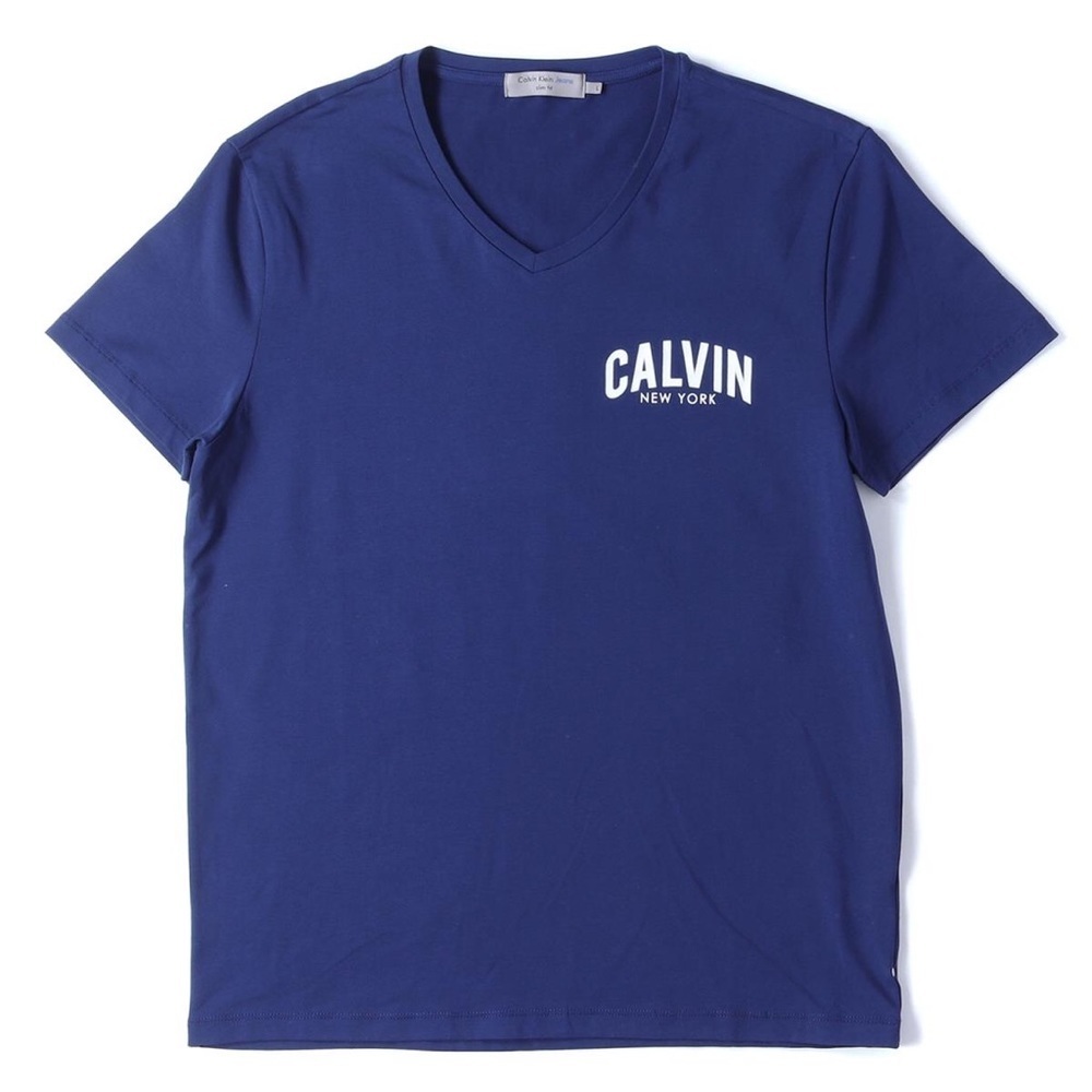 Calvin Klein Slim Fit Medium V-Neck Dark Blue